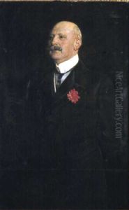 Portrett av Fritz Wedel Jarlsberg by Christian Krohg