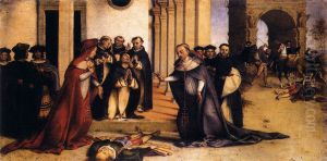 St Dominic Raises Napoleone Orsini