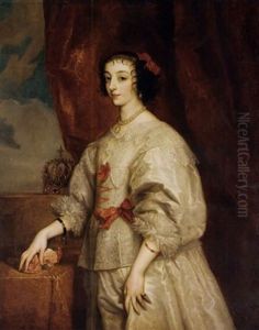 Portrait of Henrietta Maria de Bourbon (1609-1669), Queen of England Portrait of Henrietta Maria de Bourbon (1609-1669), Queen of England