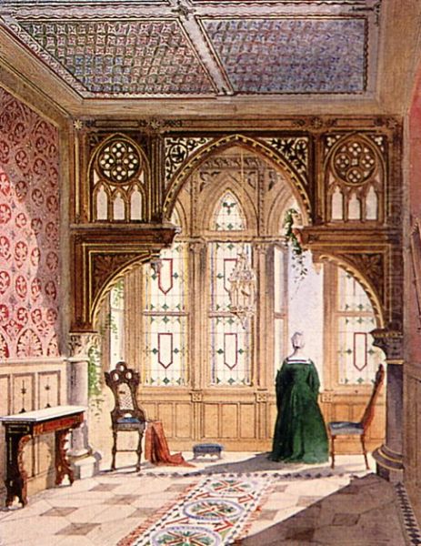 salon of the ladies-in-waiting in the Marienburg - view 1