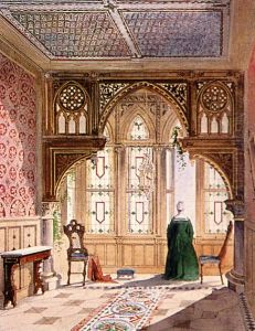 salon of the ladies-in-waiting in the Marienburg by Conrad Wilhelm Hase