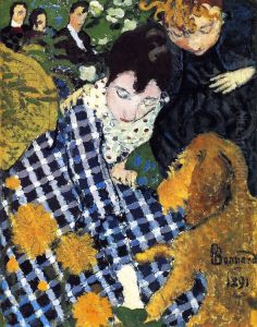 Femmes au chien by Pierre Bonnard