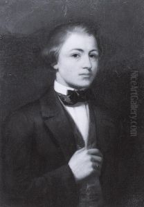 Portrait of Willem de Famars Testas (1834-1896) by Willem De Famars Testas