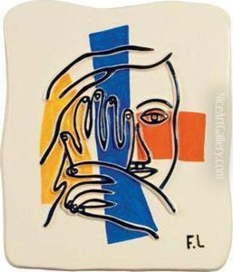 Visage Aux Deux Mains