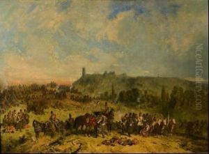 Escena De Batalla by Paul Louis Leger Chardin