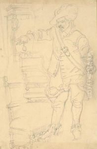 Oliver Cromwell by Daniel Maclise