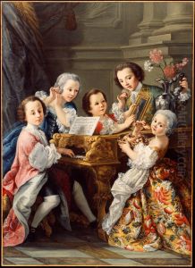 Allegoria dei Sensi, con bambini di casa Muti Bussi