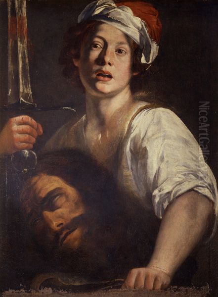 David mit dem Haupt Goliaths - view 1