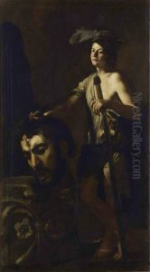 David with Goliath's Head by Battistello Caracciolo