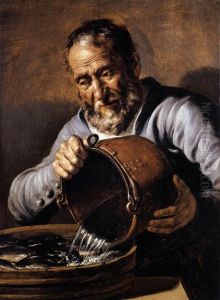 The Four Elements and Ages of Man: Water and Old Age by Jan Lievens