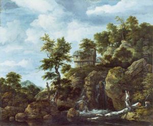 Rocky Landscape by Jacob Van Ruisdael