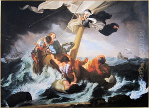 Saint Catherine Thomas saves a Ship from Wreckage Saint Catherine Thomas saves a Ship from Wreckage