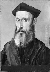 Portrait of a Man in Black Costume