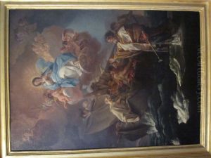 Saint Nicholas rescuing castaways by Corrado Giaquinto