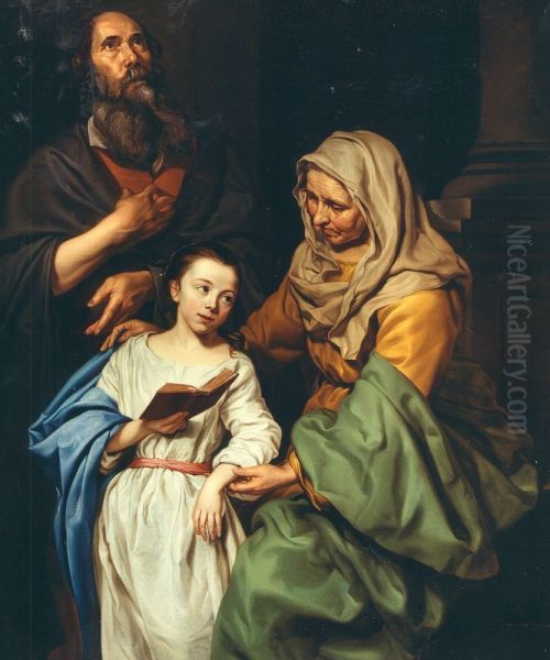 The education of the Virgin - view 1