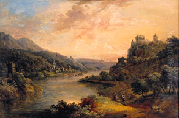 Ideale Flusslandschaft - view 1