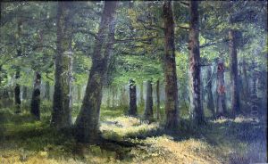 <<Dorozka v lesu>> by Ivan Shishkin