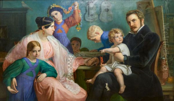 the painter with his family - view 1