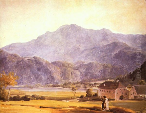 Landschaft mit Herzogstand und Heimgarten - view 1