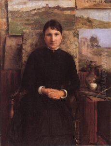 Portrait de Madame Petitjean by Friant Emile