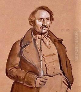 self-portrait by Friedrich Wilhelm Schon