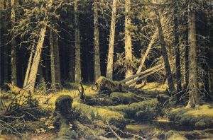 Wind-Fallen Trees by Ivan Shishkin