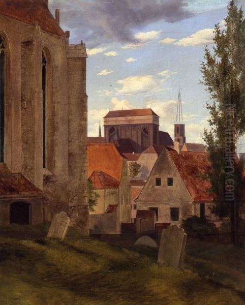 Blick von St. Afra zum Meissner Dom - view 1