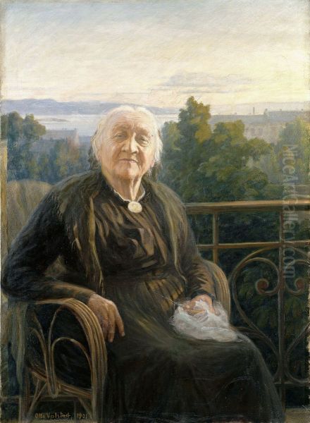 Portrait of Mrs Lina Bruun - view 1