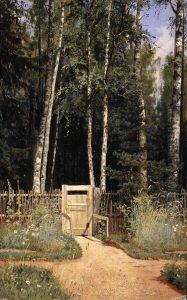 <<U kalitki. Siverskaa>> by Ivan Shishkin