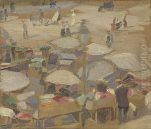 Utsikt over Hojbroplads by Edvard Weie