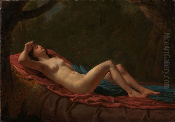 Sleeping Nymph - view 1