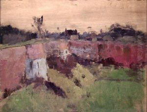 Utenfor festningsmuren, Montreuil by Frits Thaulow