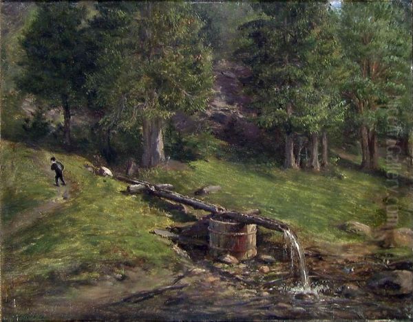 Landscape Study with a Water Pipe - view 1