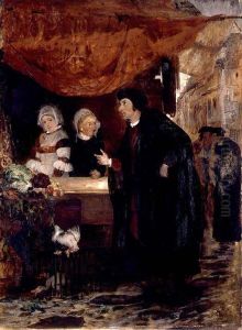 Erik Valkendorf treffer Sigbrit Willums og Dyveke pa Bergens torv i 1507 Erik Valkendorf treffer Sigbrit Willums og Dyveke pa Bergens torv i 1507