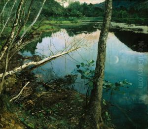 Summer Night by Eilif Peterssen