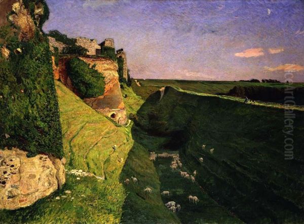 Chateau d'Arques in Normandy - view 1
