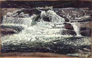 A Waterfall by Knud Baade