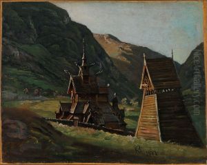 Borgund Stave Church in Laerdal