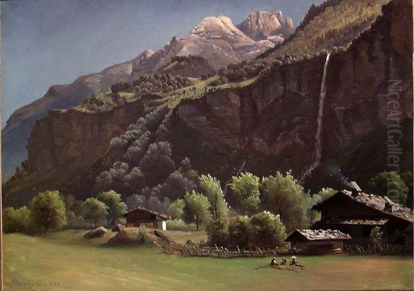 Mountain Farm in Switzerland - view 1