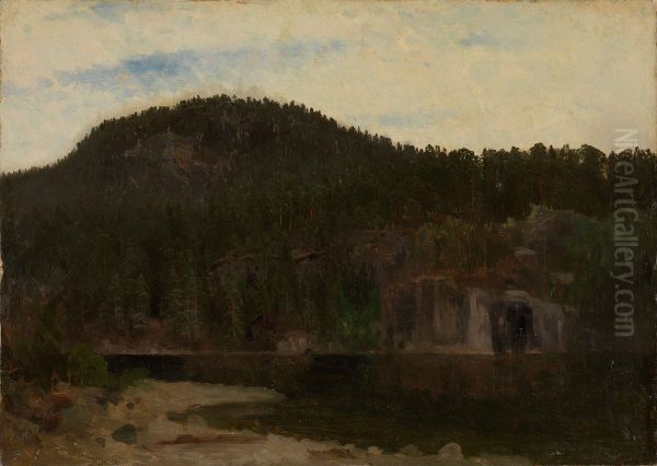 Landscape Study with a Lake - view 1