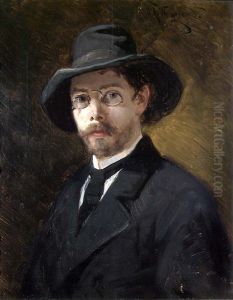 Portrait of the Swedish Painter Reinhold Callmander