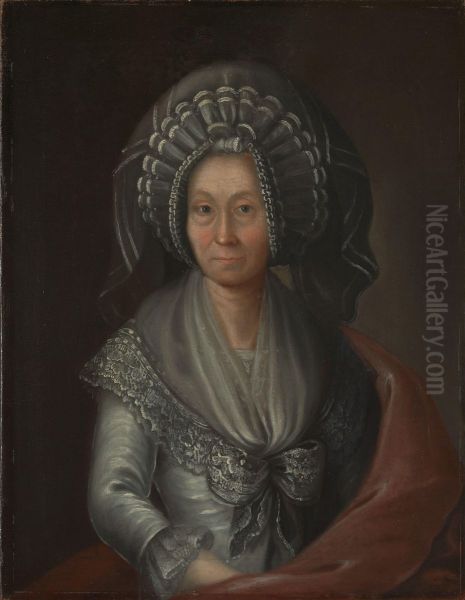 Portrait of Ingeborg Turine Wang, b. Rogstad - view 1
