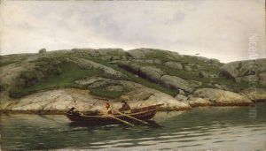 Three Men in a Rowing Boat by Nicolai Ulfsten