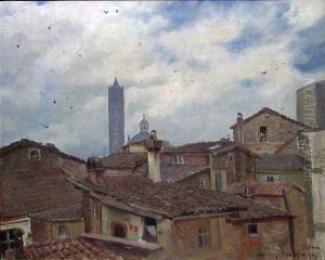 View over Roofs in Siena View over Roofs in Siena