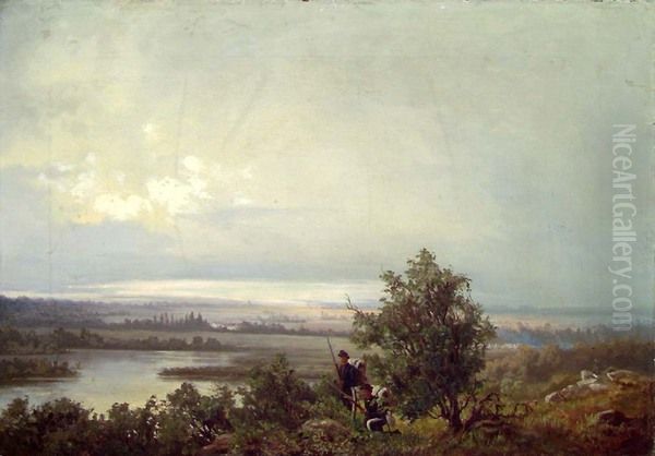 Landskap med to soldater - view 1