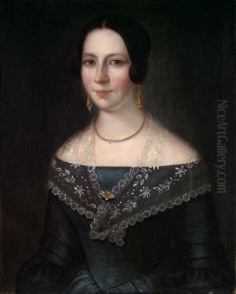 Portrett av ung dame - view 1