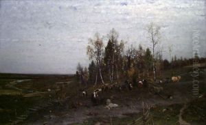 Digging Potatoes by Ludvig Munthe