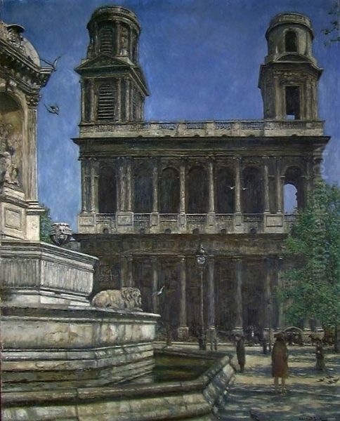 Saint-Sulpice i Paris - view 1