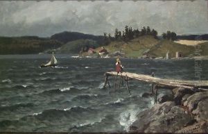 From the Coast of Christianiafjorden by Carl Schoyen