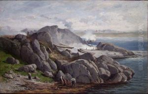 Burning of Sea Tangle by Johan Martin Nielssen